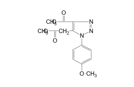 4-Carboxy-1-(p-methoxyphenyl)-1H-1,2,3-triazole-5-acetic acid, dimethyl ester