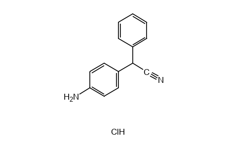 (p-aminophenyl)phenylacetonitrile, hydrochloride