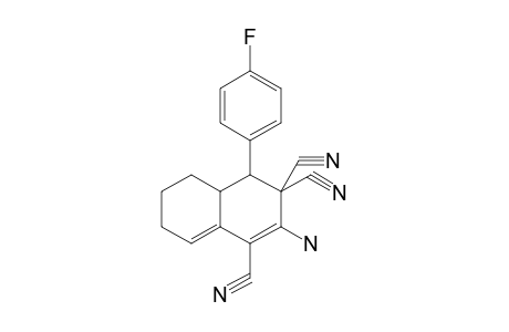 Naphthalene-1,3,3-tricarbonitrile, 3,4,4a,5,6,7-hexahydro-2-amino-4-(4-fluorophenyl)-