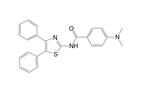 benzamide, 4-(dimethylamino)-N-(4,5-diphenyl-2-thiazolyl)-