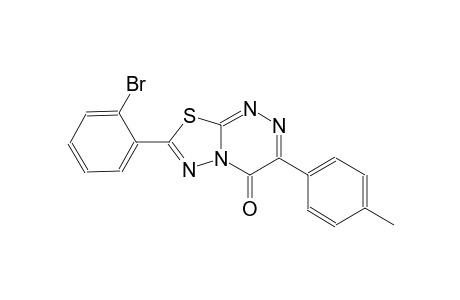 4H-[1,3,4]thiadiazolo[2,3-c][1,2,4]triazin-4-one, 7-(2-bromophenyl)-3-(4-methylphenyl)-
