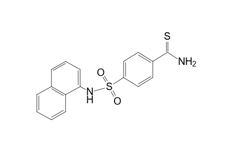 p-[(1-naphthyl)sulfamoyl]thiobenzamide