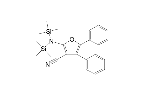 Amino-4,5-diphenyl-3-furancarbonitrile, N, N, di-tms