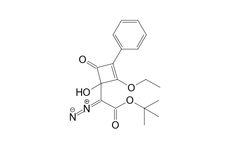 tert-Butyl 2-(2-ethoxy-1-hydroxy-3-phenyl-4-oxo-2-cyclobutenyl)-2-diazoacetate