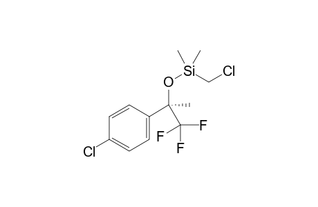 chloromethyl-[(1R)-1-(4-chlorophenyl)-2,2,2-trifluoro-1-methyl-ethoxy]-dimethyl-silane