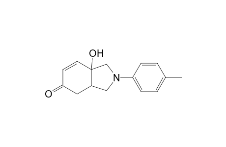 N-(4-METHYLPHENYL)-7A-HYDROXY-3A,4,5,7A-TETRAHYDROISOINDOLIN-5-ONE