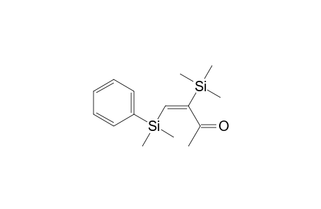 (E)-3-Trimethylsilyl-4-dimethyl(phenyl)silylbut-3-en-2-one