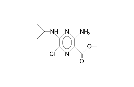 3-AMINO-6-CHLORO-5-(ISOPROPYLAMINO)PYRAZINECARBOXYLIC ACID, METHYLESTER