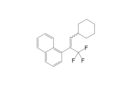 1-(1-Cyclohexyl-3,3,3-trifluoroprop-1-en-2-yl)naphthalene