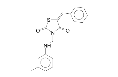 5-Benzylidene-3-(m-toluidinomethyl)-2,4-thiazolidinedione