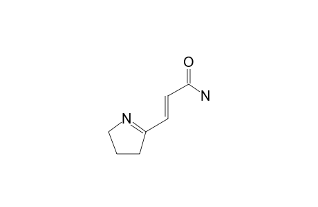 2-Propenamide, 3-(3,4-dihydro-2H-pyrrol-5-yl)-, (E)-