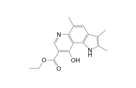 ethyl 9-hydroxy-2,3,5-trimethyl-1H-pyrrolo[2,3-f]quinoline-8-carboxylate