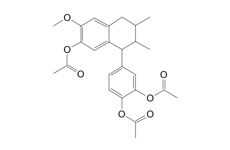 4-(7-Hydroxy-6-methoxy-2,3-dimethyl-1,2,3,4-tetrahydronaphthalen-1-yl)benzene-1,2-diol, 3ac derivative