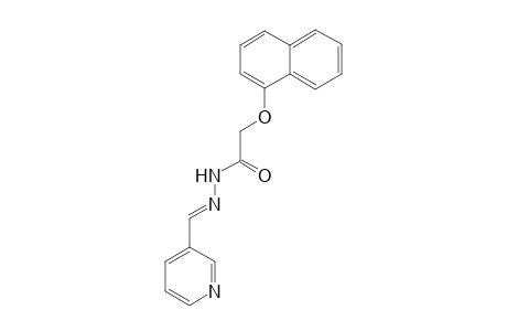 2-(1-Naphthyloxy)-N'-[(E)-3-pyridinylmethylidene]acetohydrazide