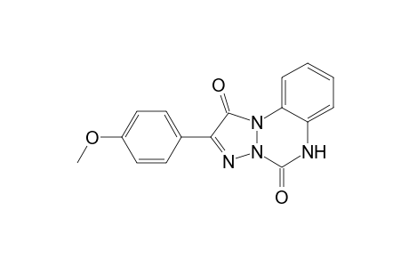 2-(p-Methoxyphenyl)-(1,2,3)-triazolo[1,2-a]-(1,2,4)-benzotriazine-1,5(6H)-dione