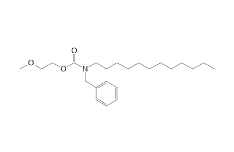 Carbonic acid, monoamide, N-benzyl-N-dodecyl-, 2-methoxyethyl ester