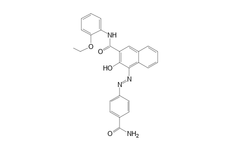 4-Aminobenzamide -> 2-hydroxynaphthoic arylide-2-ethoxyanilide