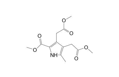 3,4-Bis-methoxycarbonylmethyl-5-methyl-1H-pyrrole-2-carboxylic acid, methyl ester