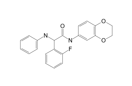 N-(2,3-Dihydrobenzo[B][1,4]dioxin-6-yl)-2-(2-fluorophenyl)-2-(phenylamino)acetamide