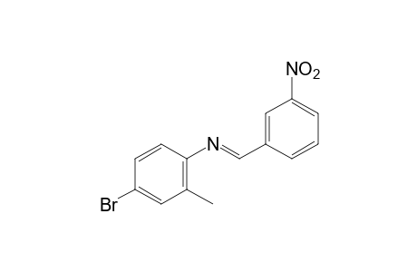 4-bromo-N-(m-nitrobenzylidene)-o-toluidine