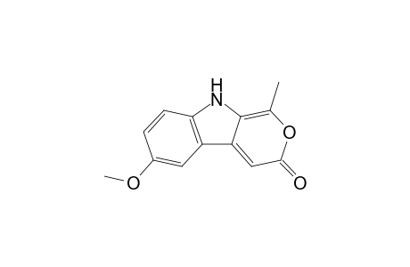 6-Methoxy-1-methylpyrano[3,4-b]indol-3(9H)-one