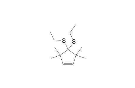 4,4-BIS-(ETHYLTHIO)-3,3,5,5-TETRAMETHYLCYCLOPENTENE