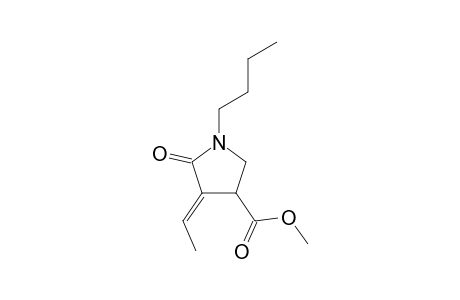 (4E)-1-butyl-4-ethylidene-5-keto-pyrrolidine-3-carboxylic acid methyl ester