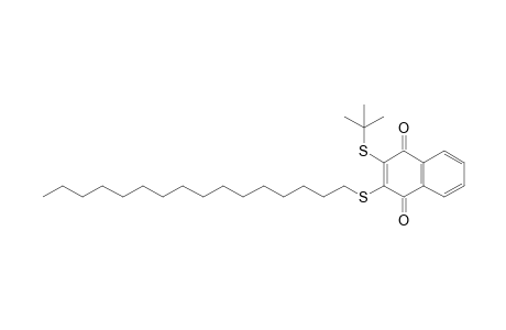 2-(Tert-butylsulfanyl)-3-(hexadecylsulfanyl)-1,4-naphthoquinone