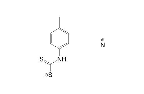 dithio-p-methylcarbanilic acid, monoammonium salt