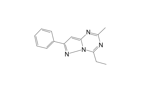 4-ethyl-2-methyl-7-phenylpyrazolo[1,5-a]-s-triazine