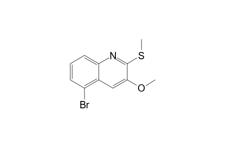 Quinoline, 5-bromo-3-methoxy-2-(methylthio)-