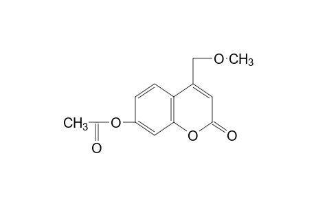 7-hydroxy-4-(methoxymethyl)coumarin, acetate