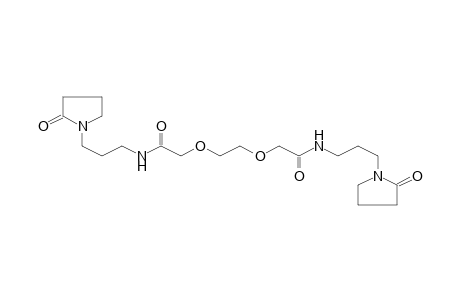 2-[2-[2-keto-2-[3-(2-ketopyrrolidino)propylamino]ethoxy]ethoxy]-N-[3-(2-ketopyrrolidino)propyl]acetamide
