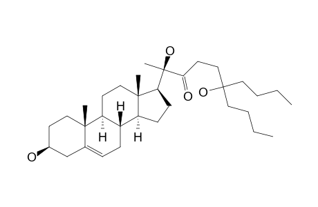 (20R)-26,27-Dipropyl-3.beta.,20,25-trihydroxy-cholest-5-en-22-one