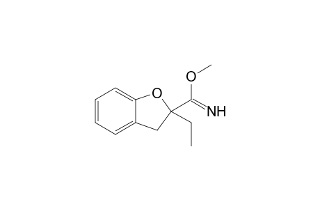 Methyl 2,3-Dihydro-2-ethylbenzo[b]furan-2-carboximidate