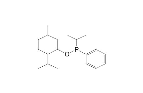 PHOSPHINOUS ACID, (1-METHYLETHYL)PHENYL-, 5-METHYL-2-(1-METHYLETHYL)CYCLOHEXYL ESTER, (1alpha,2beta,5alpha)-