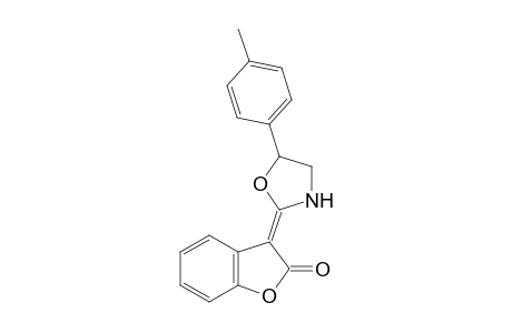 (3E)-3-[5-(4-methylphenyl)-1,3-oxazolidin-2-ylidene]-1-benzofuran-2-one