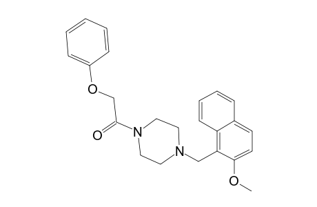 Piperazine, 1-[(2-methoxy-1-naphthalenyl)methyl]-4-(phenoxyacetyl)-