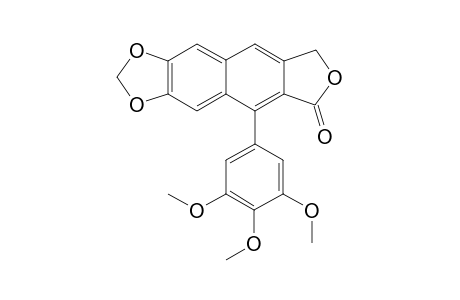 4-Dehydroxyisopodophyllotoxin [6,7-Methylenedioxy-9-(3,4,5-trimethoxyphenyl)isofurano[3,4-b]naphthalen-1-one]