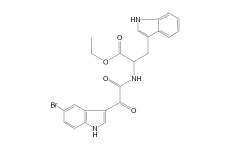 N-[(5-bromoindol-3-yl)glyoxyloyl]-3-(indol-3-yl)alanine, ethyl ester