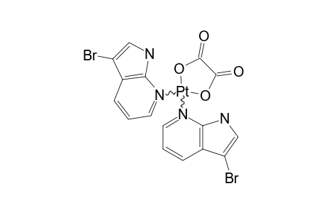 [PT(OX)(3BR-AZA)2];BIS-(3-BROMO-7-AZAINDOLE)-KAPPA-N7-(OXALATO-KAPPA(2)-O,O')-PLATINUM-(II)