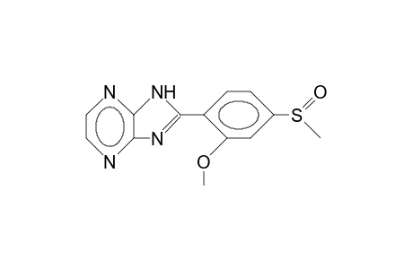 2-(2-Methoxy-4-methylsulfinyl-phenyl)-1H-imidazo (4,5-B)pyrazine