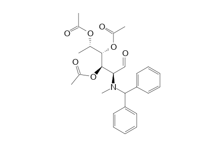 (2S,3S,4S,5R)-3,4,5-TRIACETOXY-2-[N-METHYL-N-(DIPHENYLMETHYL)-AMINO]-HEXAN-1-AL