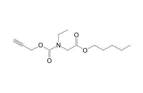 Glycine, N-ethyl-N-propargyloxycarbonyl-, pentyl ester