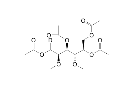 1,3,5,6-tetra-O-acetyl-(1-deuterio)-2,4-di-O-methyl-D-galactitol