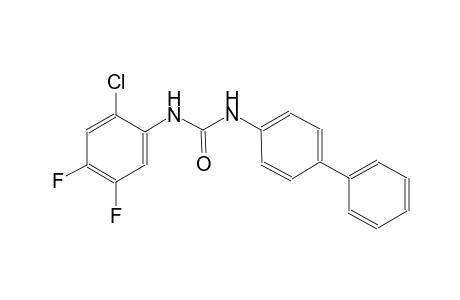 4-{[(2-chloro-4,5-difluoroanilino)carbonyl]amino}-1,1'-biphenyl