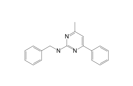 2-Pyrimidinamine, 4-methyl-6-phenyl-N-(phenylmethyl)-