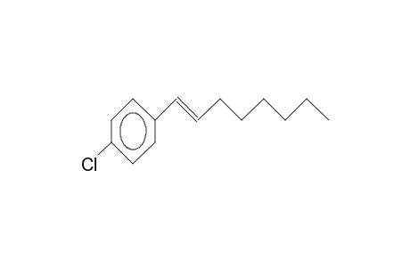 Benzene, 1-chloro-4-(1-octenyl)-, (E)-