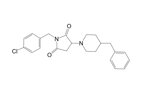 3-(4-Benzyl-1-piperidinyl)-1-(4-chlorobenzyl)-2,5-pyrrolidinedione