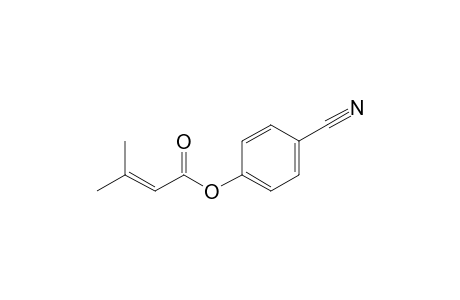 3-Methylbut-2-enoic acid, 4-cyanophenyl ester